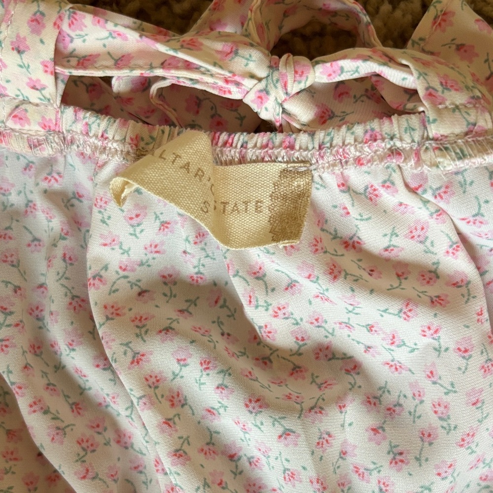 Altar’d State Light Pink Ruffled Maxi Dress - Picture 3 of 5
